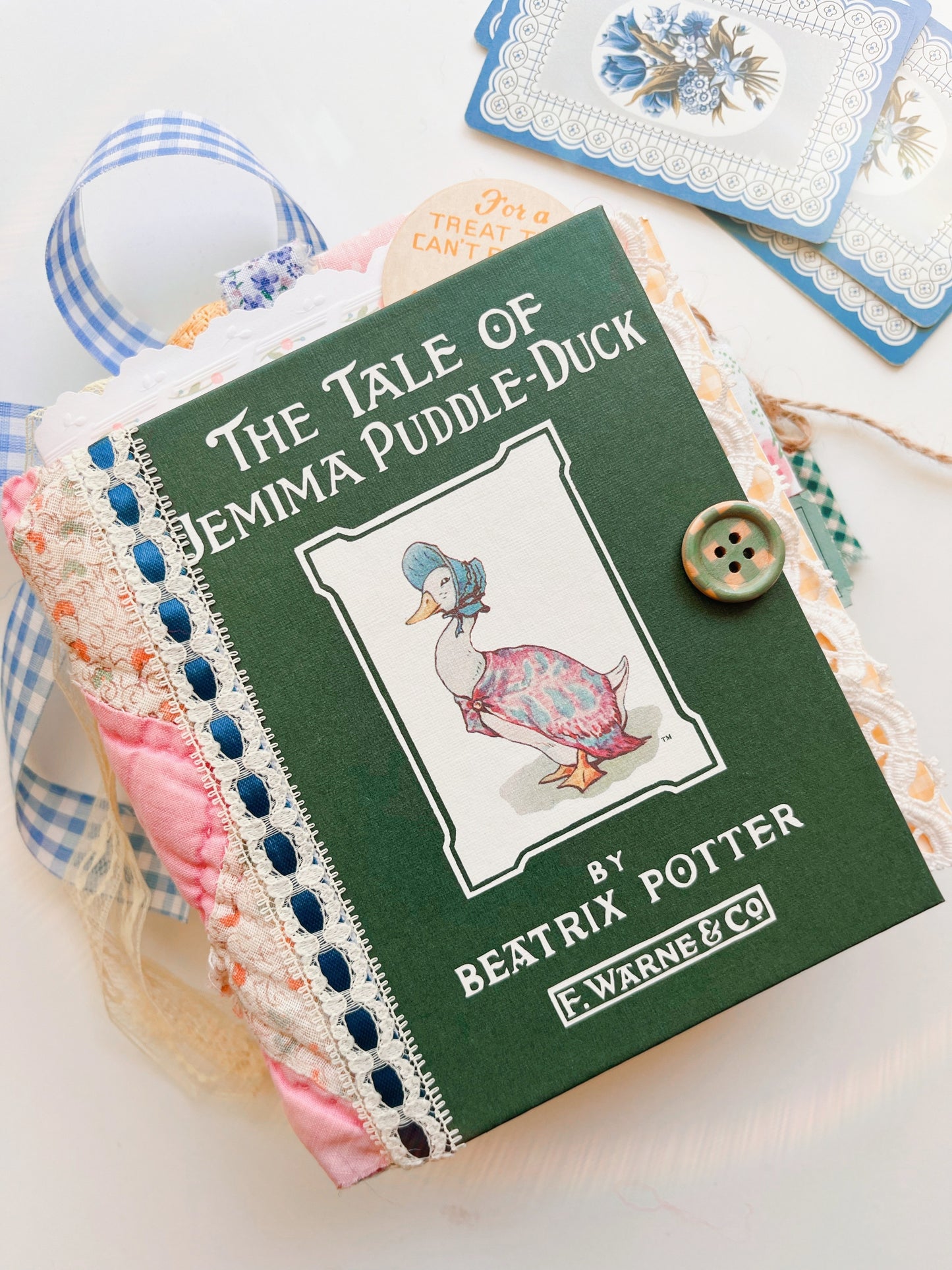 Vintage Peter Rabbit & Friends handmade journal preorder