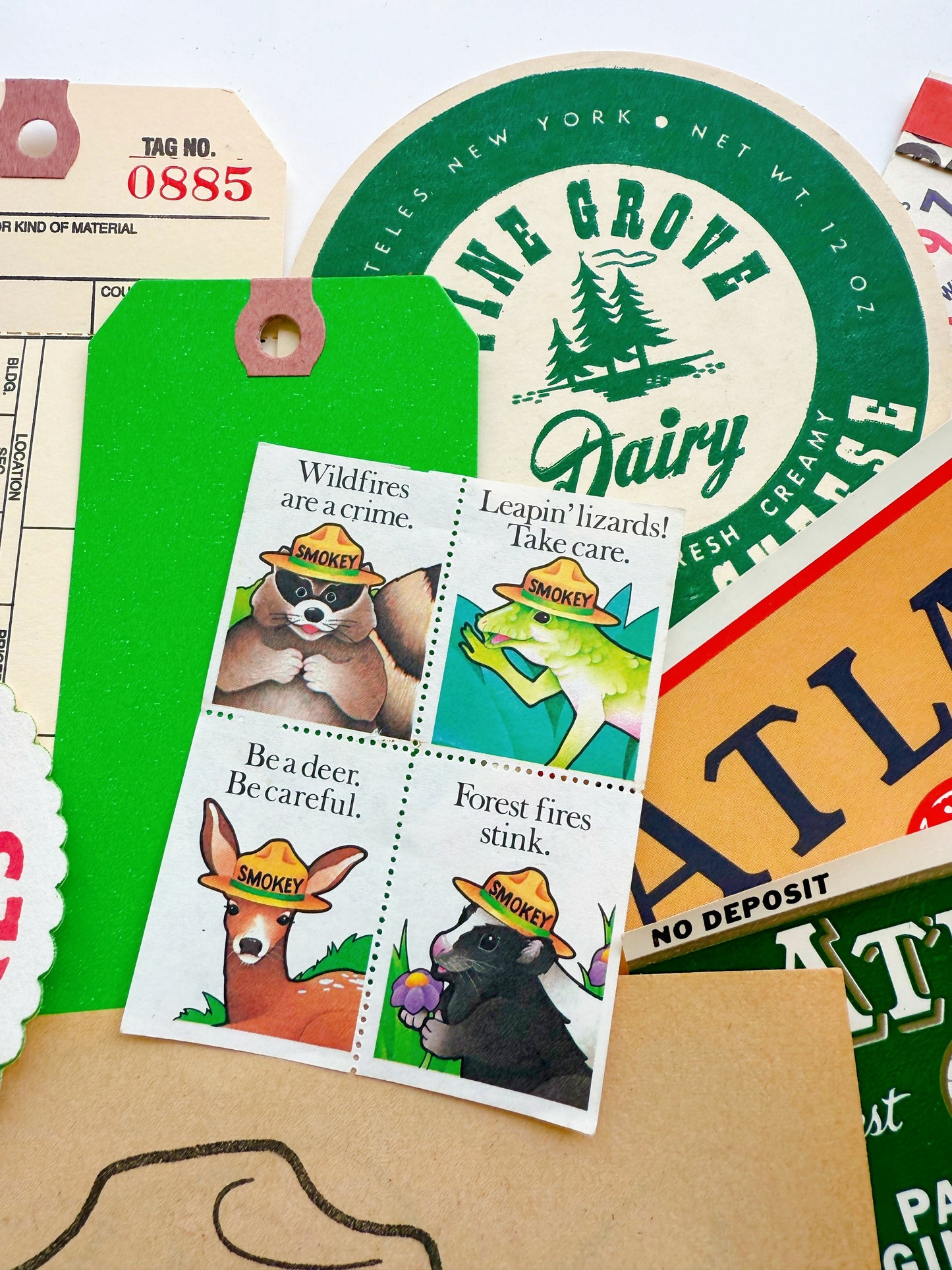 Vintage Smokey the Bear deluxe ephemera collection