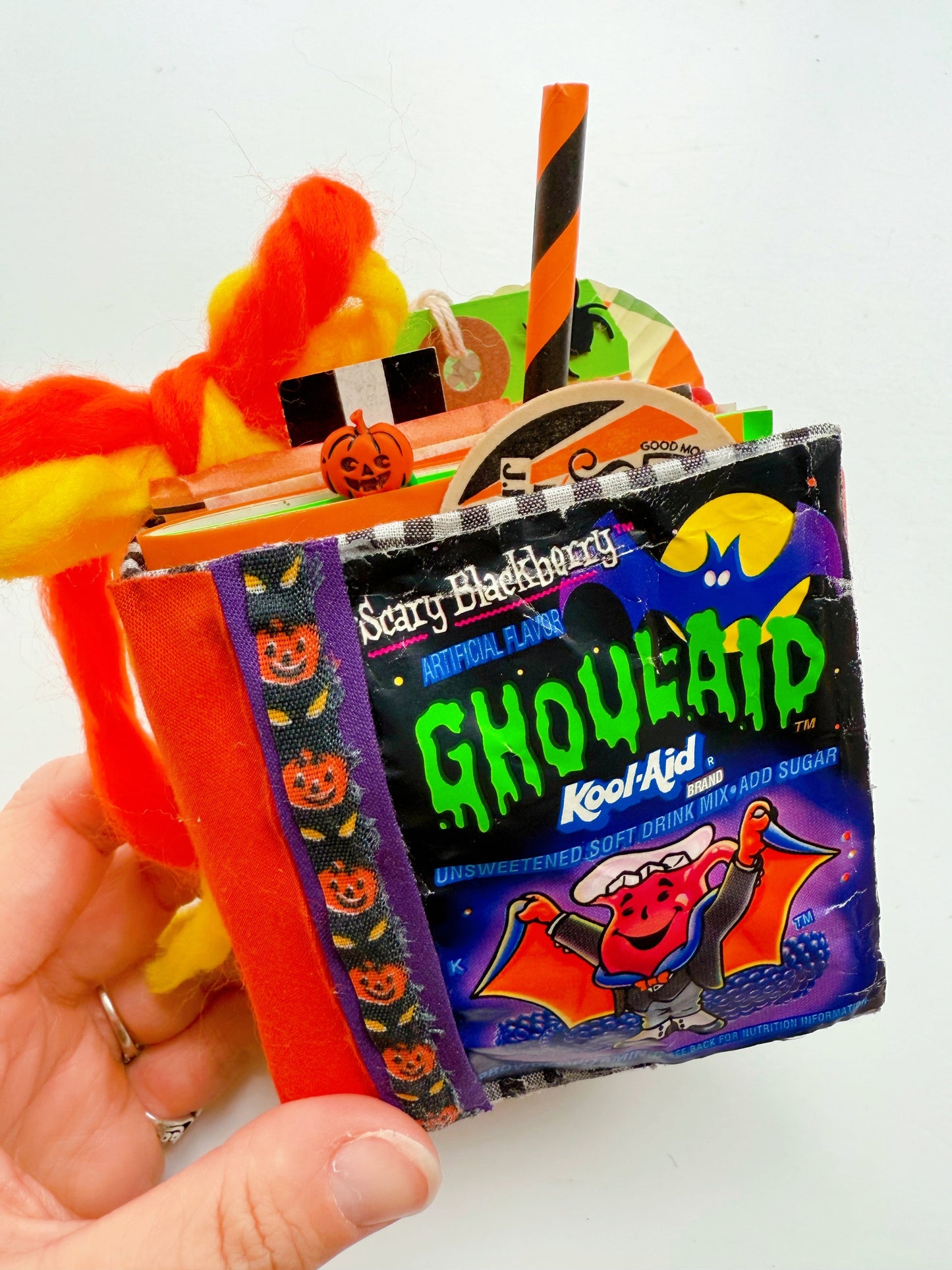 Preorder: Vintage Kool Aid “Ghoul Aid” packet handmade journal