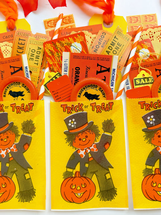 “Candy Corn” vintage Halloween ephemera collection