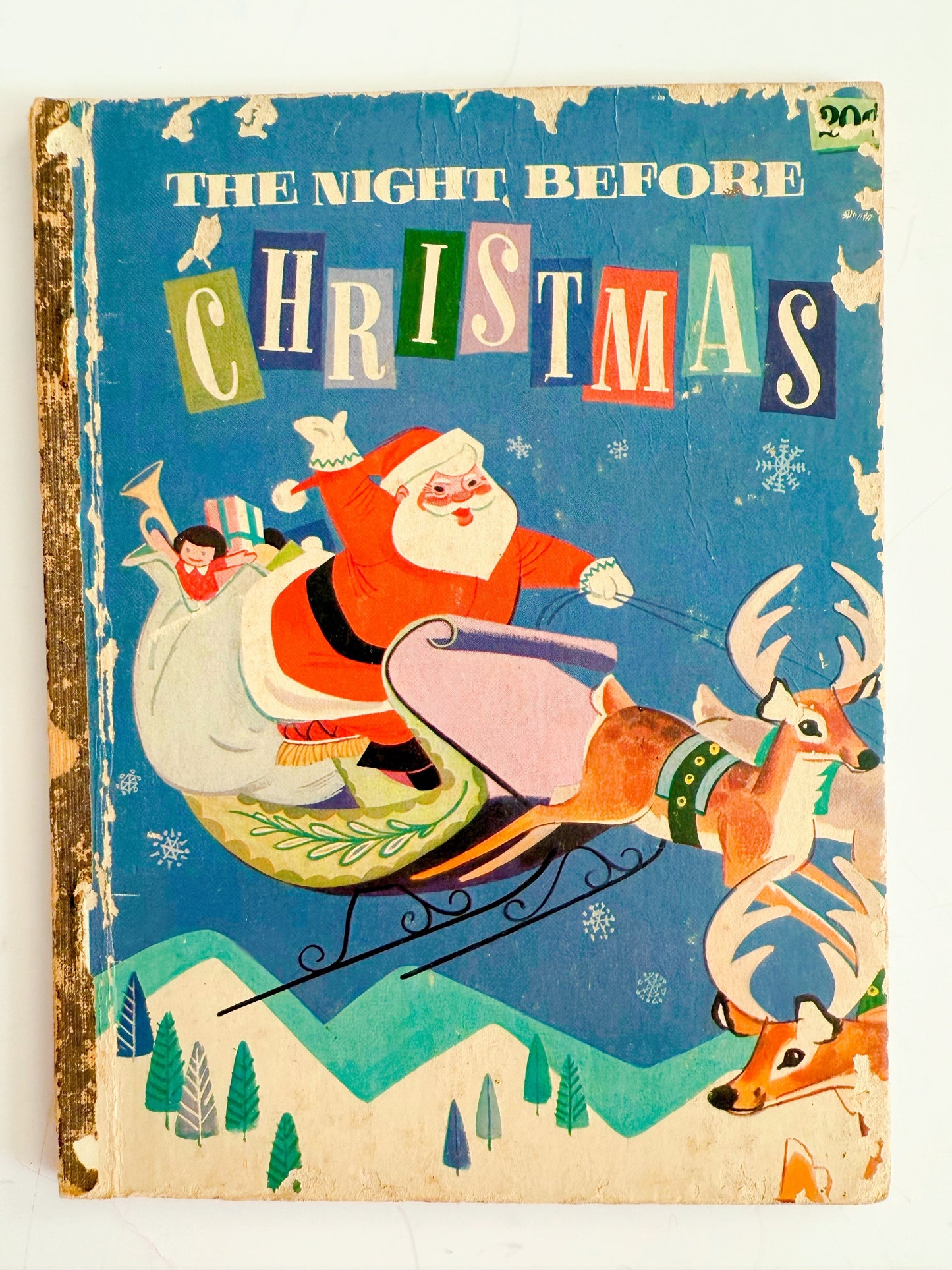 Vintage Christmas children’s book handmade journal PREORDER
