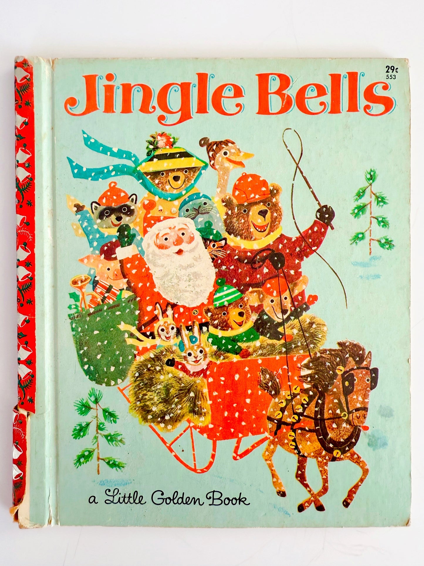 Vintage Christmas children’s book handmade journal PREORDER