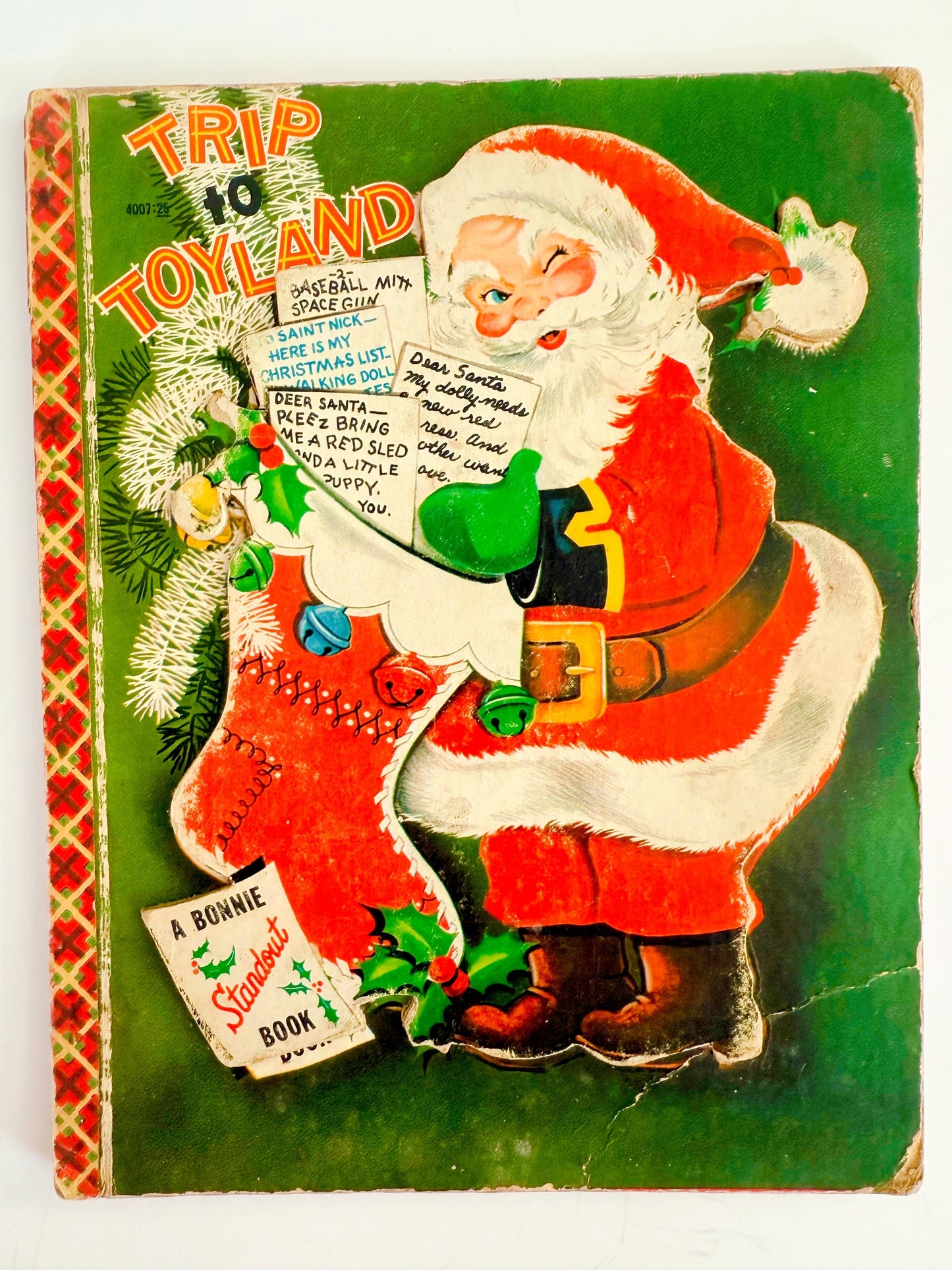 Vintage Christmas children’s book handmade journal PREORDER
