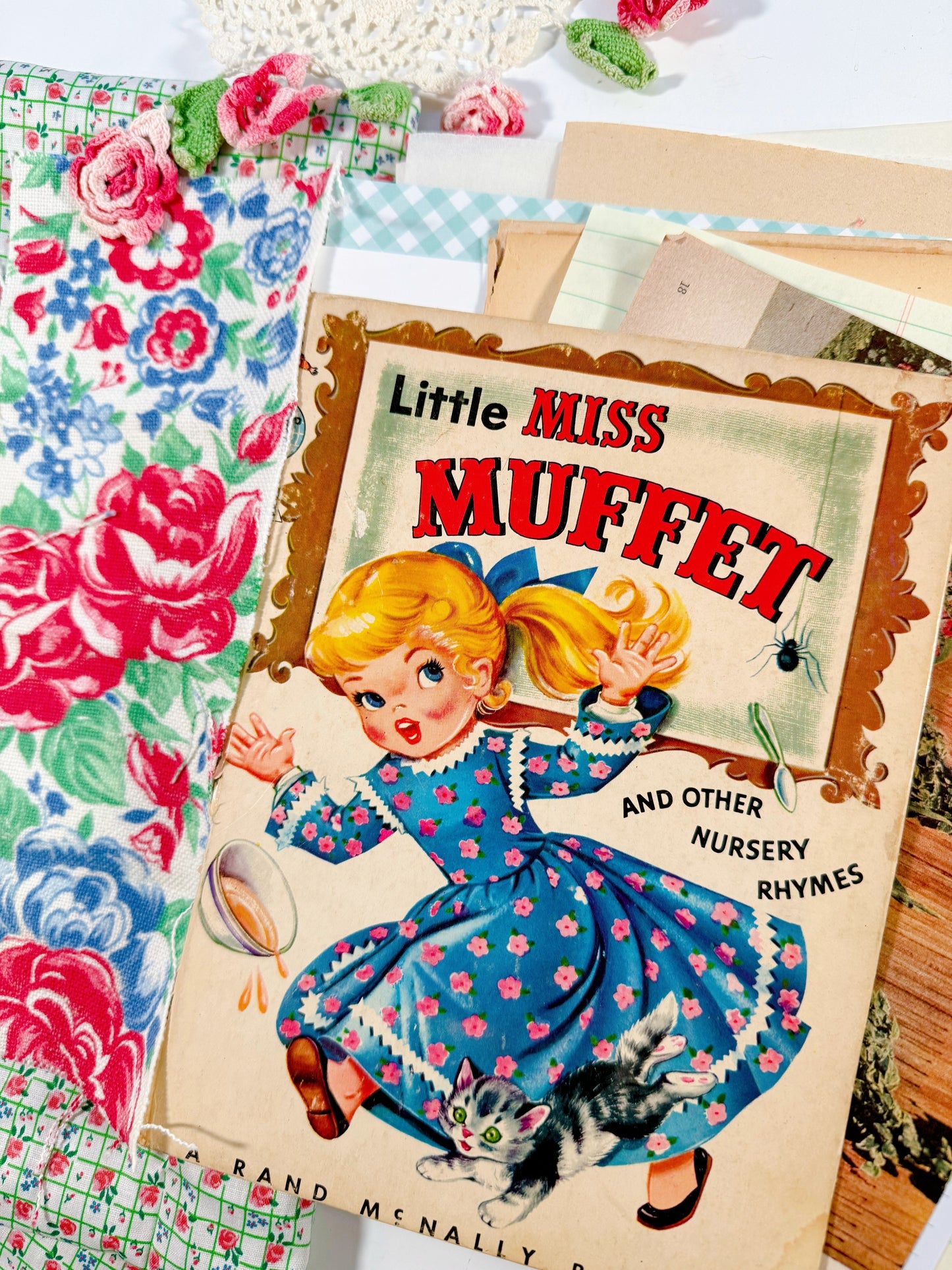 Vintage children's book handmade journal preorder