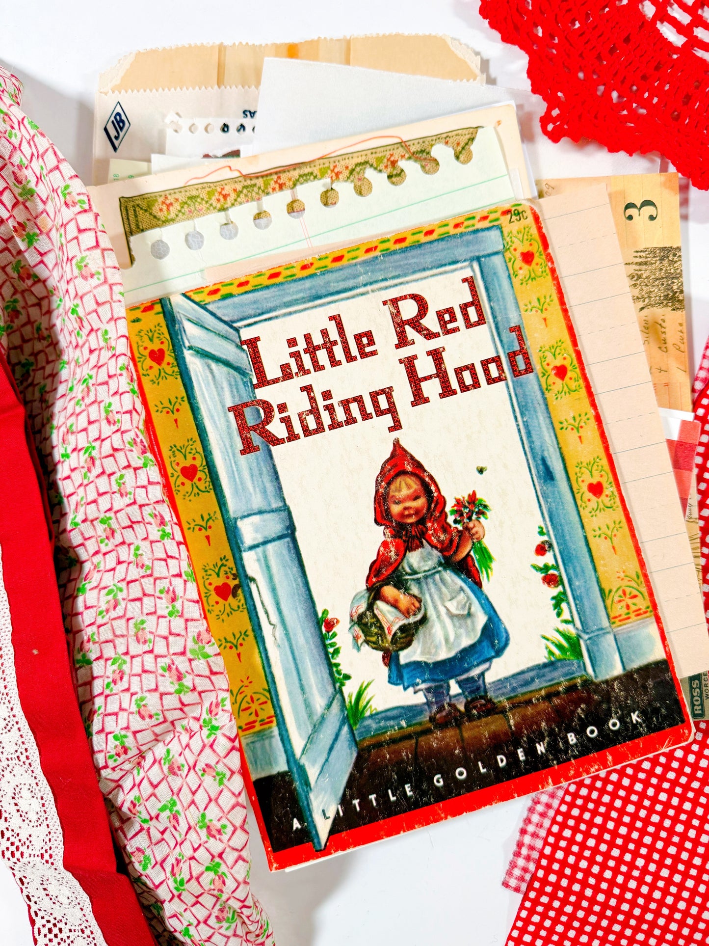 Vintage children's book handmade journal preorder