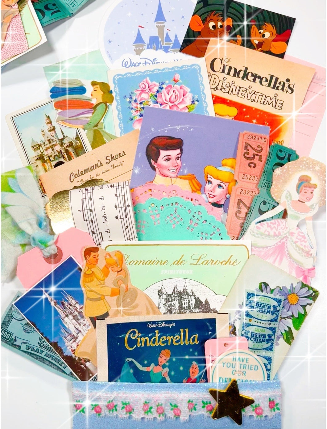 Vintage Disney ephemera collection: Cinderella (a)