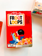 Load image into Gallery viewer, Preorder: Vintage 80’s mini cereal box handmade journals
