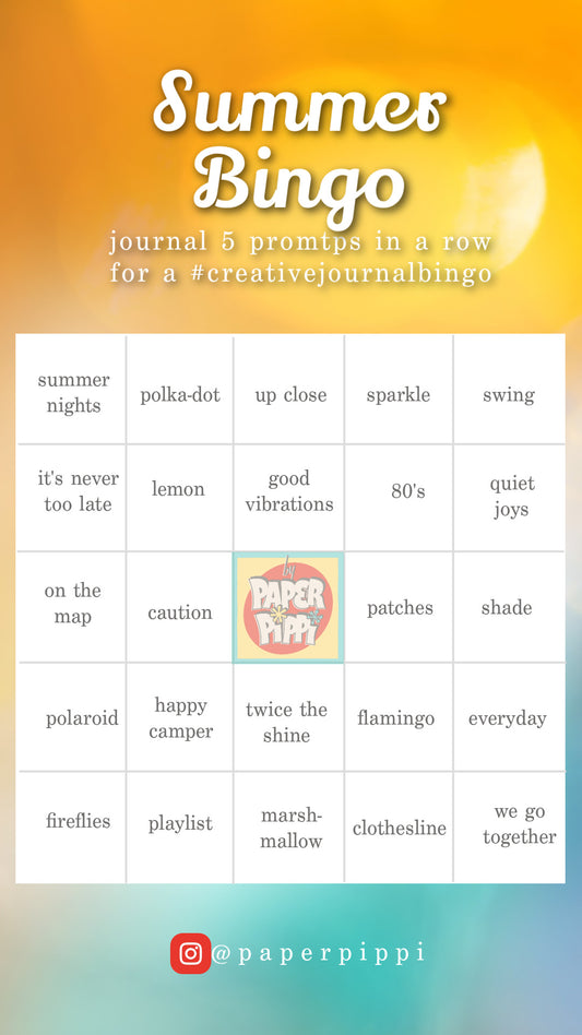 FREE!  Creative Journal Bingo: Summer '23