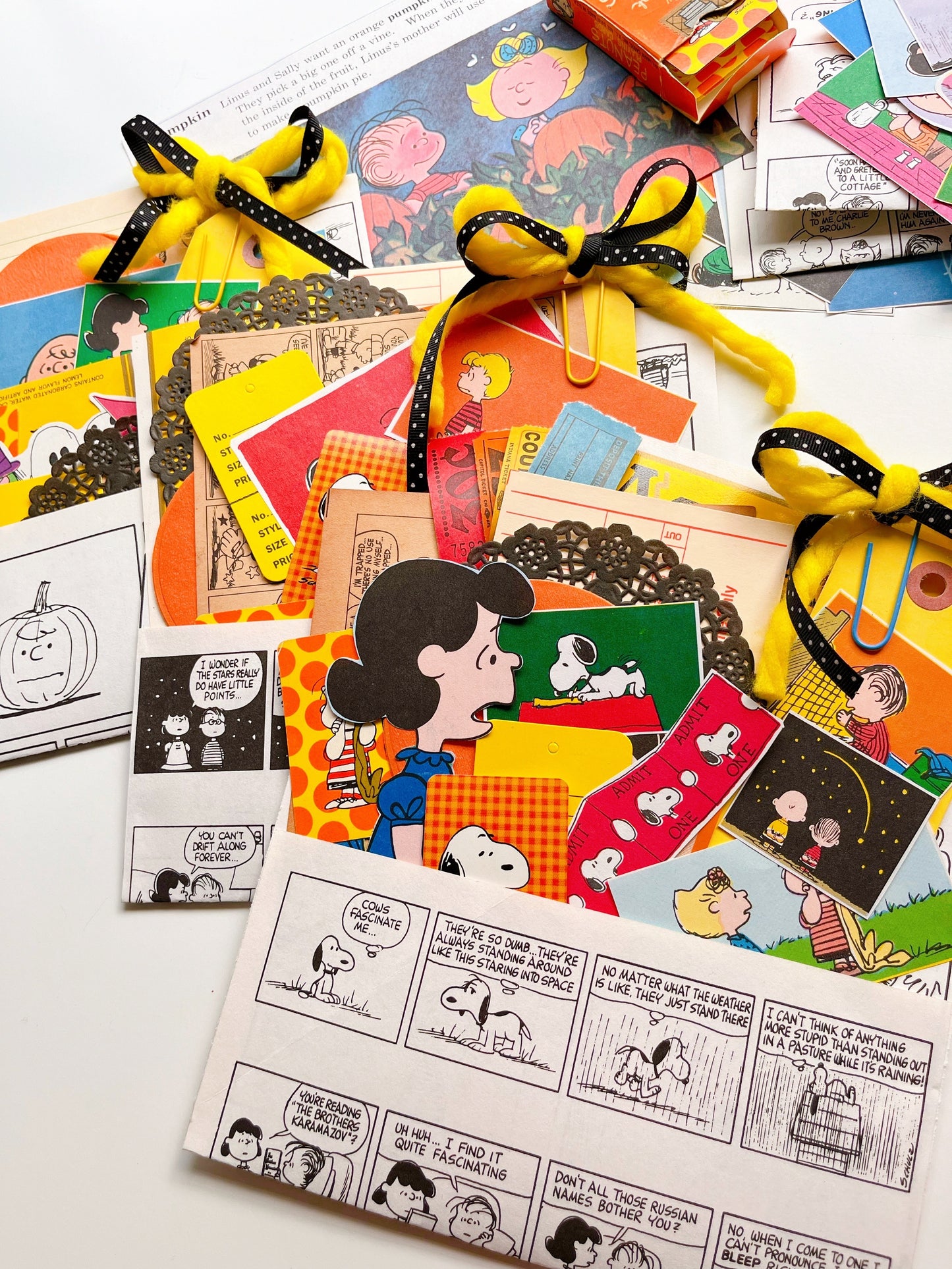 Custom listing for Saturday Special: Peanuts ephemera kits