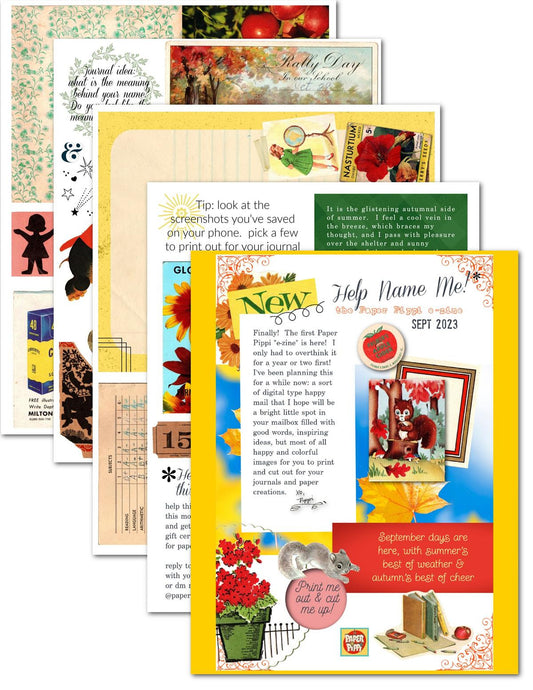 Pippi's Pieces: September digital download printable