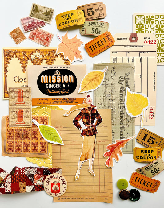 “Those Autumn Leaves” ephemera collection