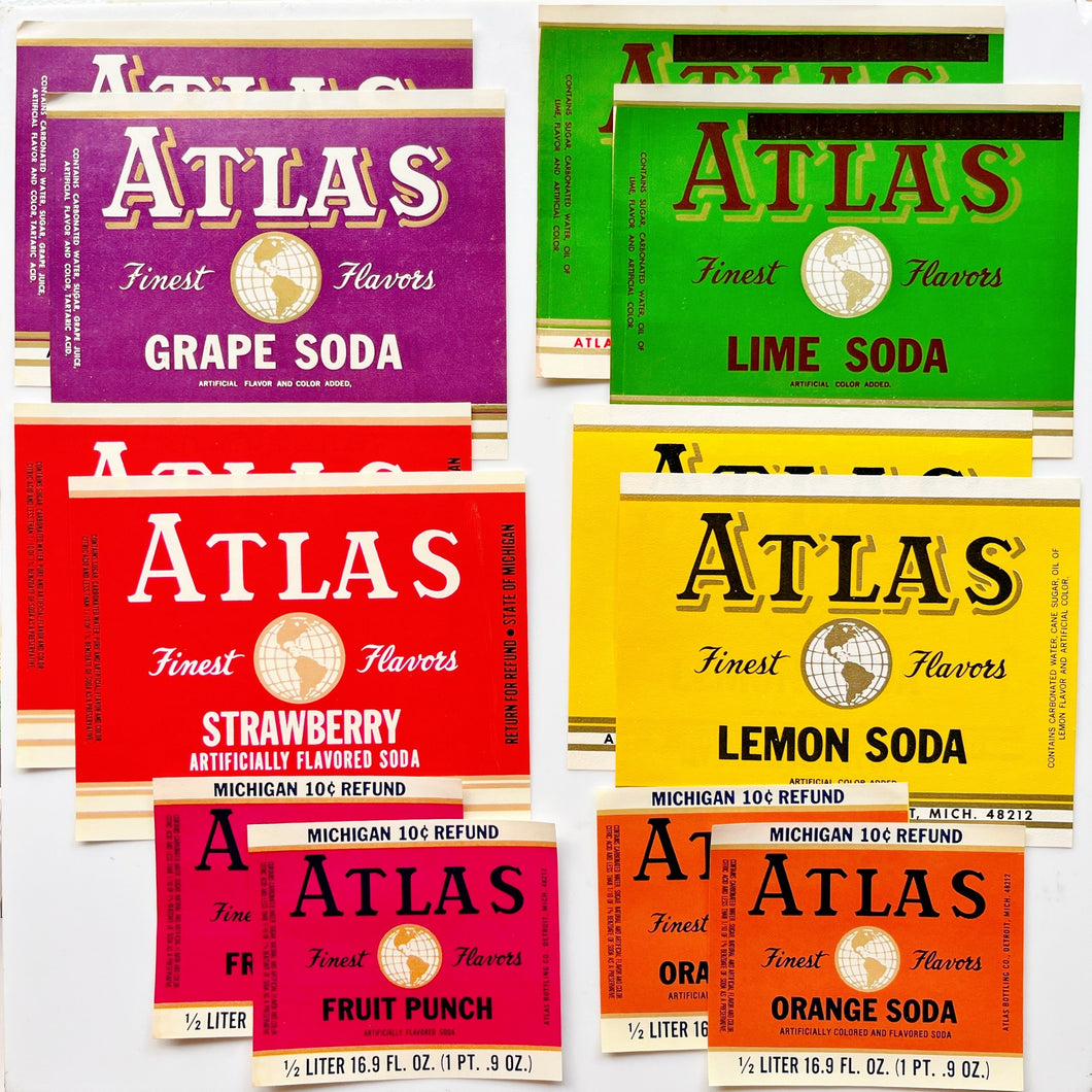 Atlas soda rainbow dozen