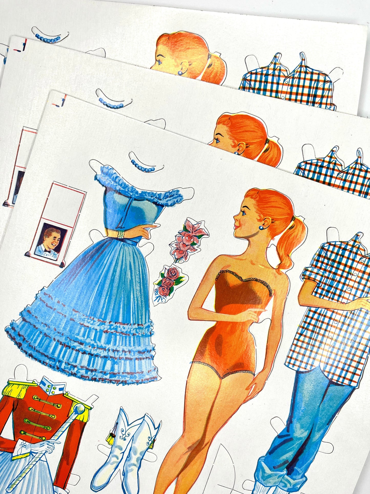 Vintage Carnation Paper Dolls (2)