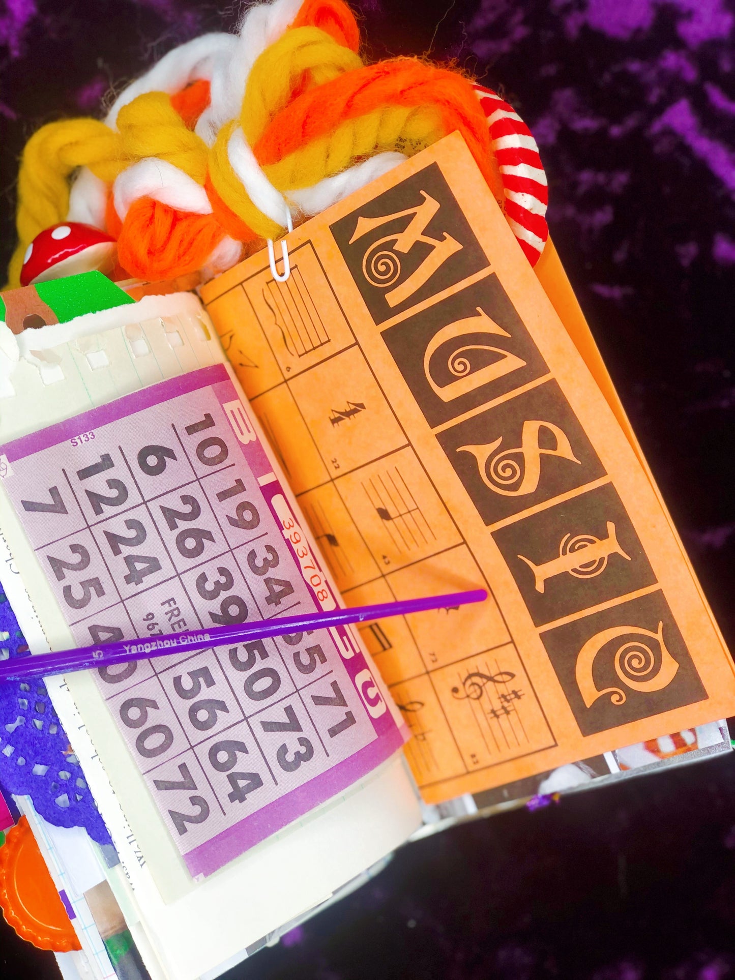 Vintage handmade Willy Wonka movie cover journal