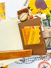 Load image into Gallery viewer, Vintage Sunflower seed packet journal
