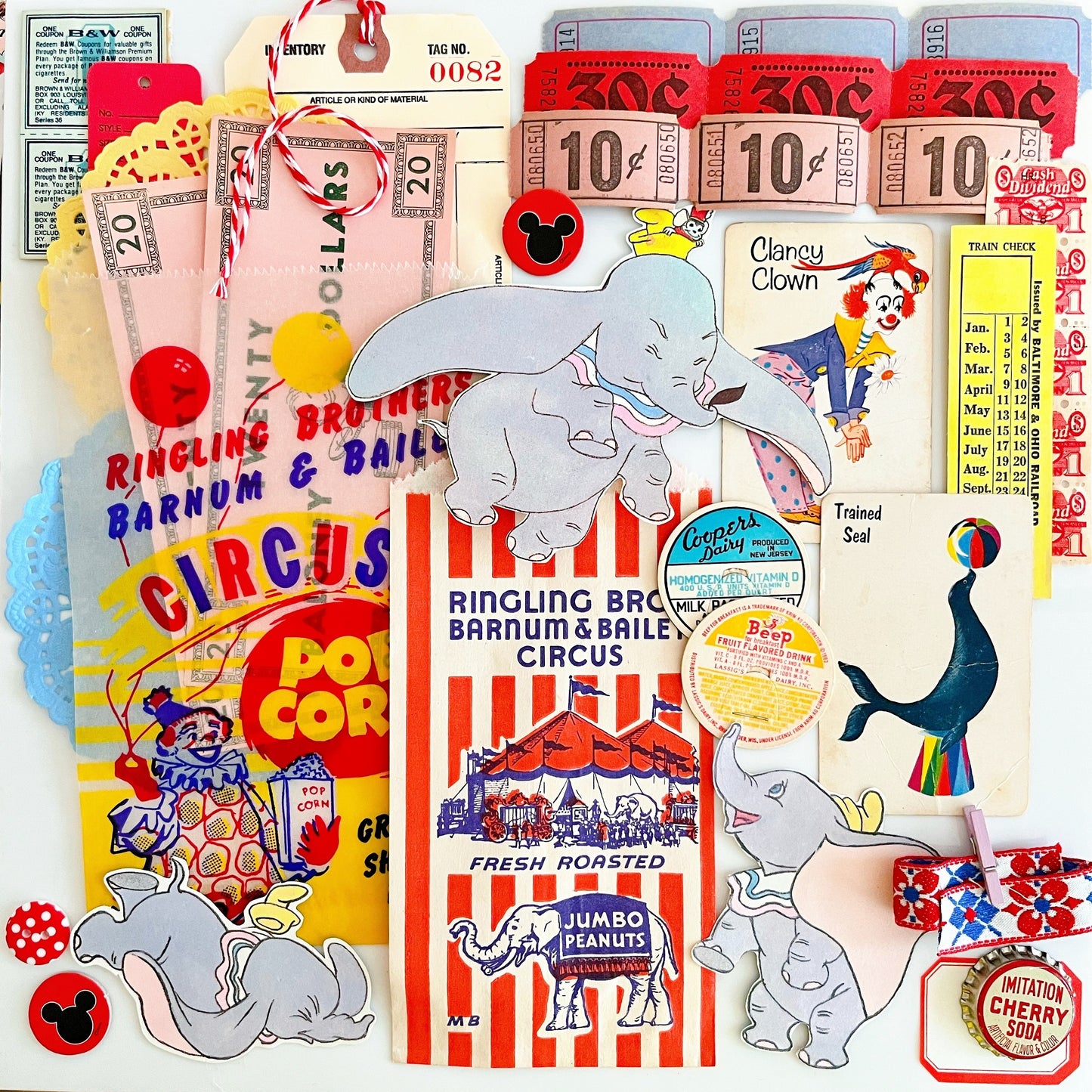 Disney Dumbo ephemera collection