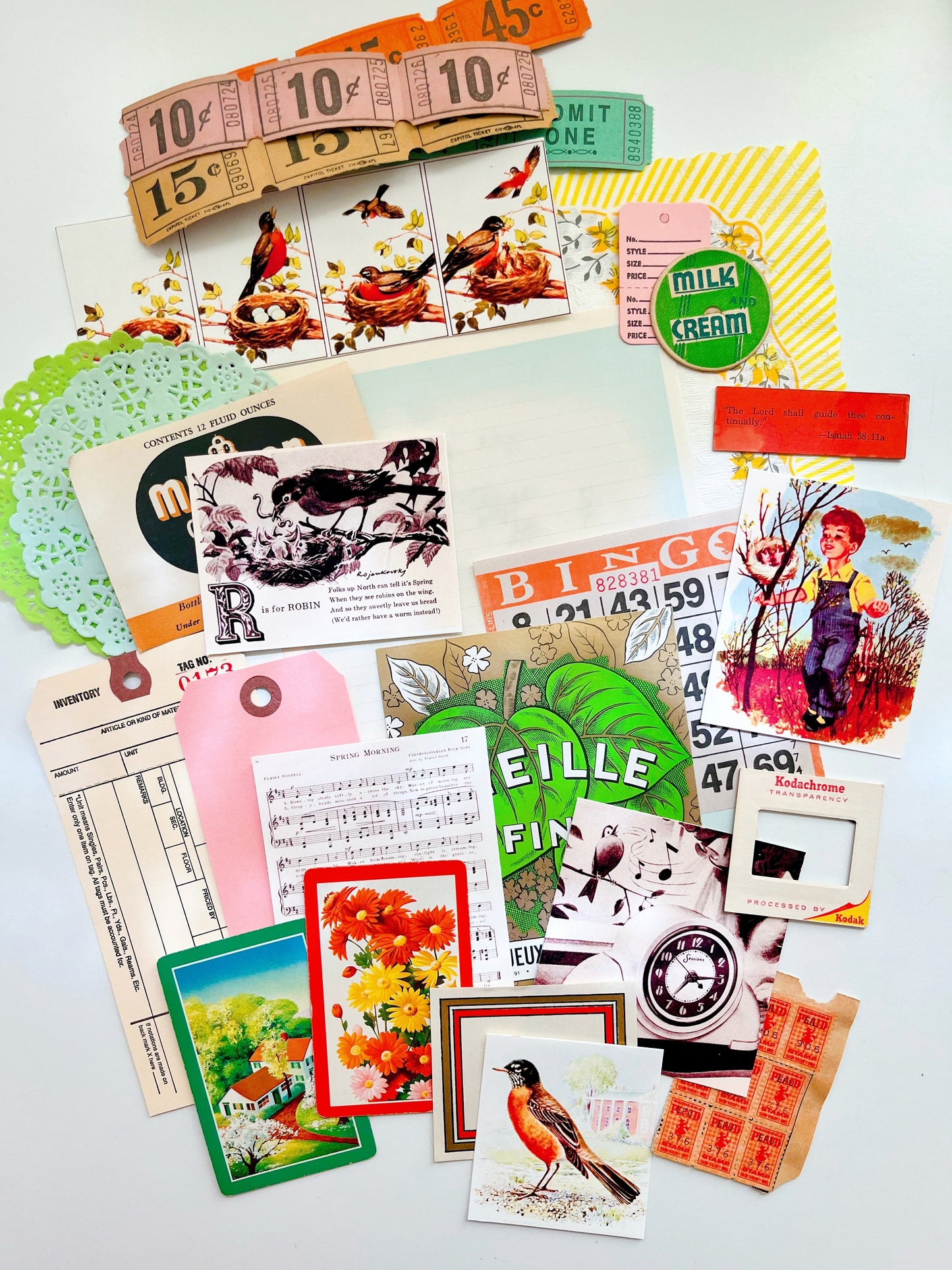 “Harbinger of Spring” ephemera collection