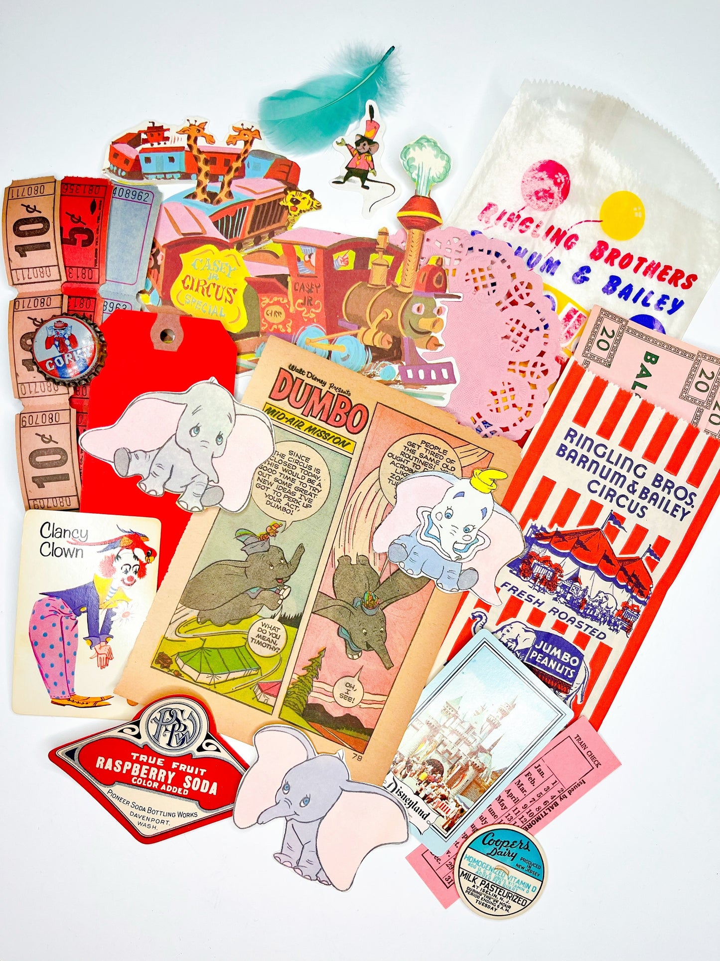 Deluxe Classic Disney Dumbo ephemera collection