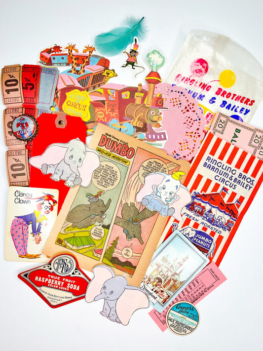 Deluxe Classic Disney Dumbo ephemera collection
