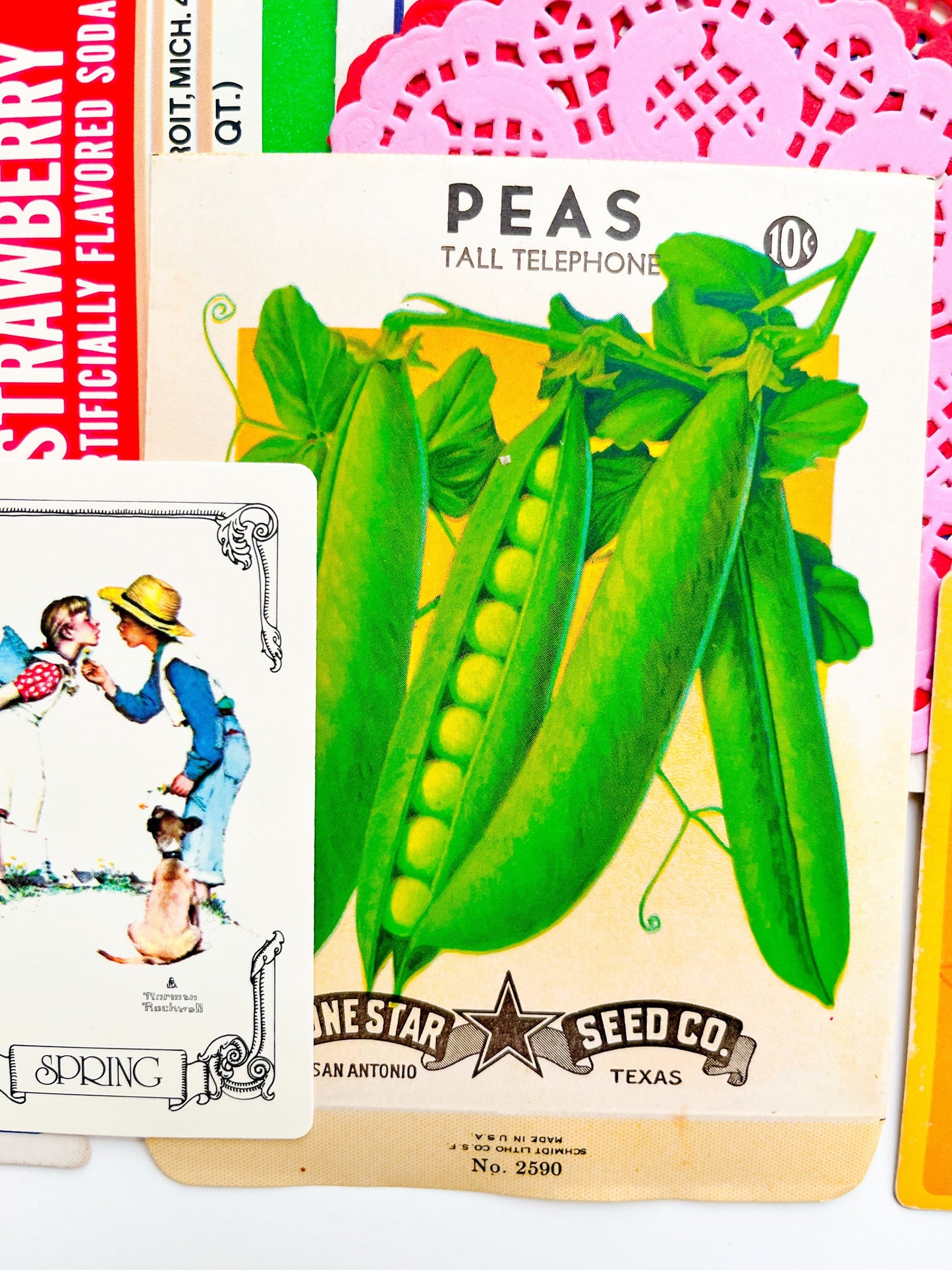 Springy Brights ephemera collection