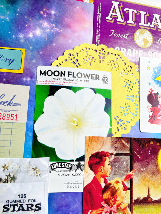 “Moonflower” ephemera collection