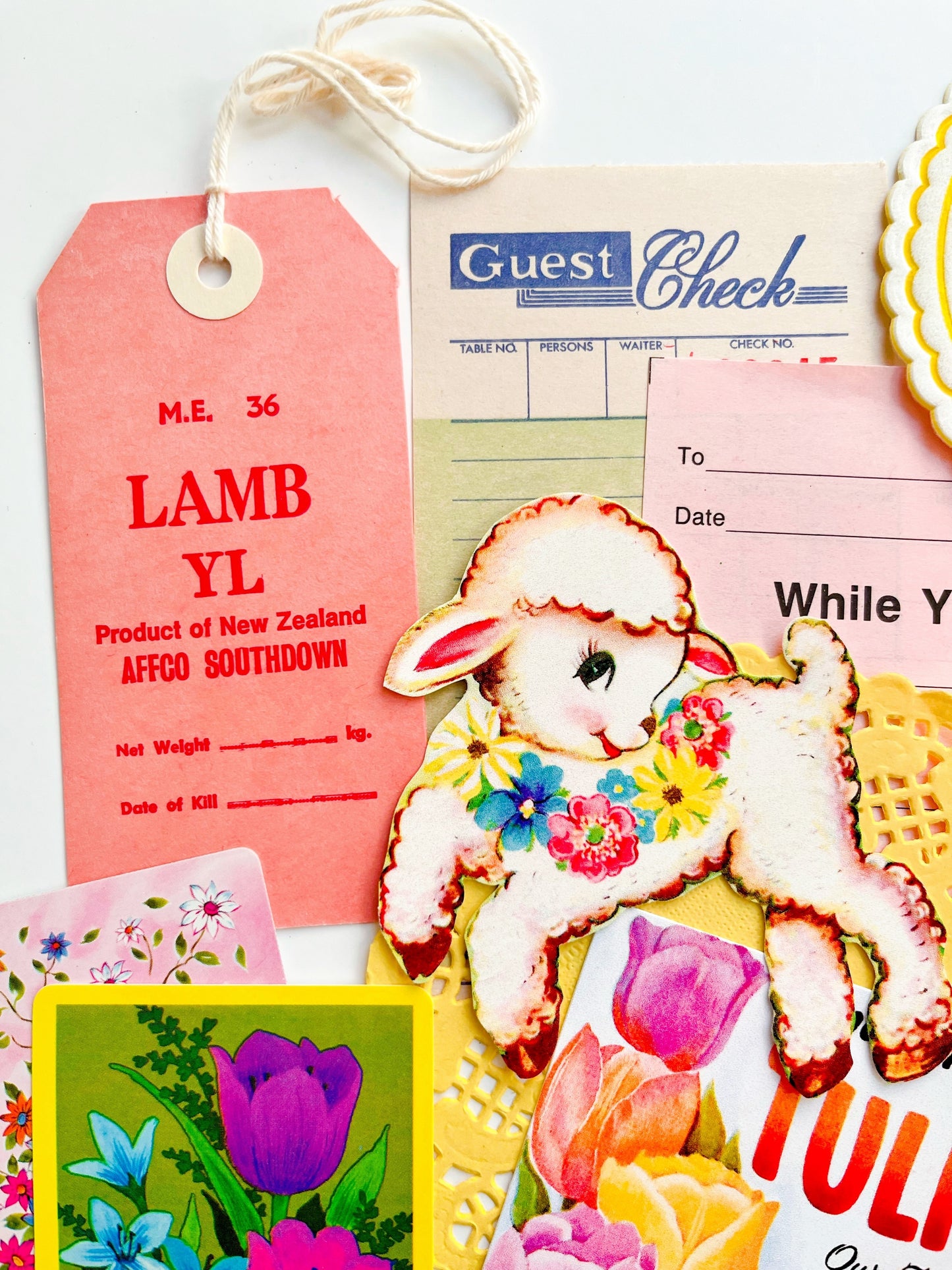 Tulips & Daffodils ephemera collection