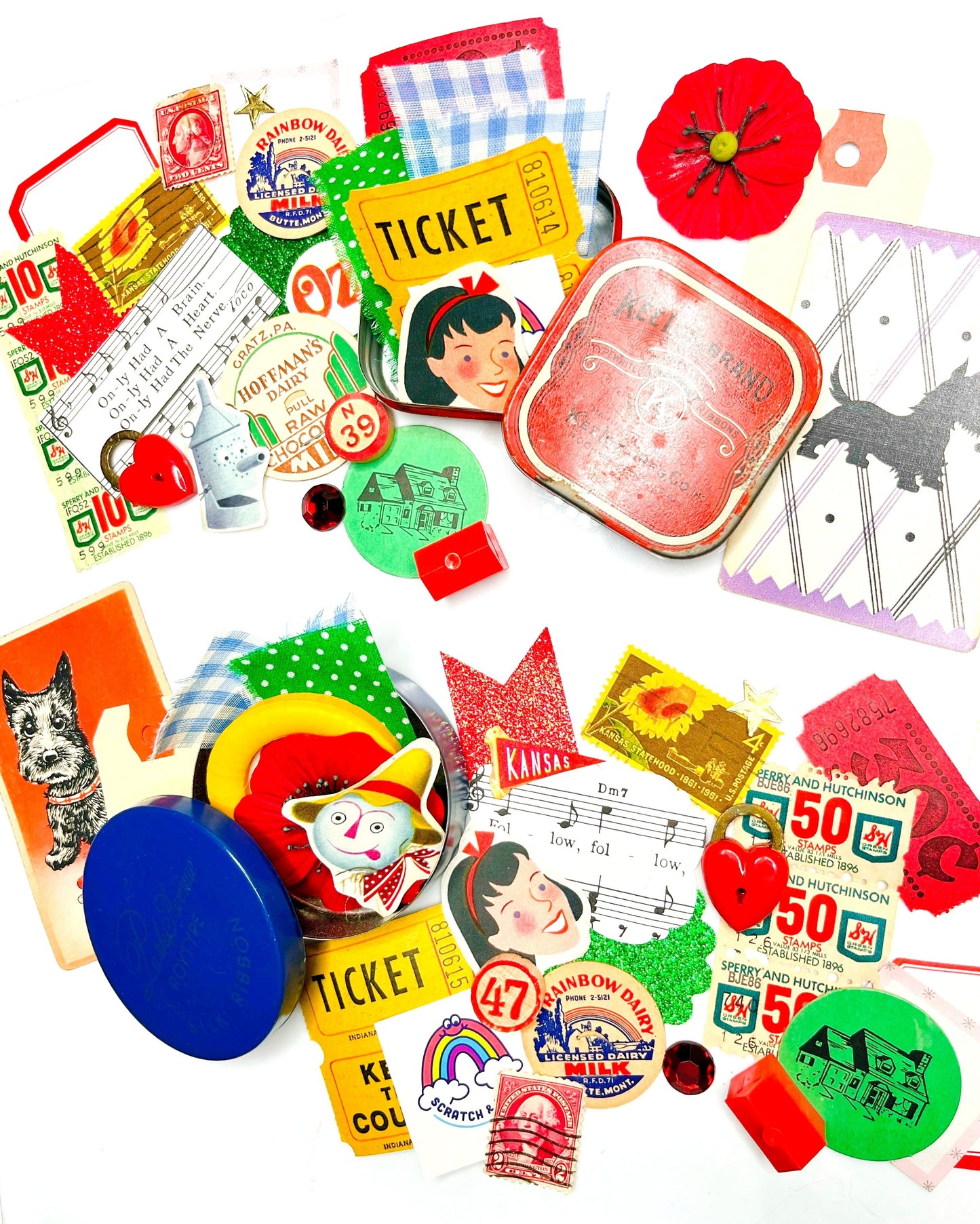 Wizard of Oz ephemera tins