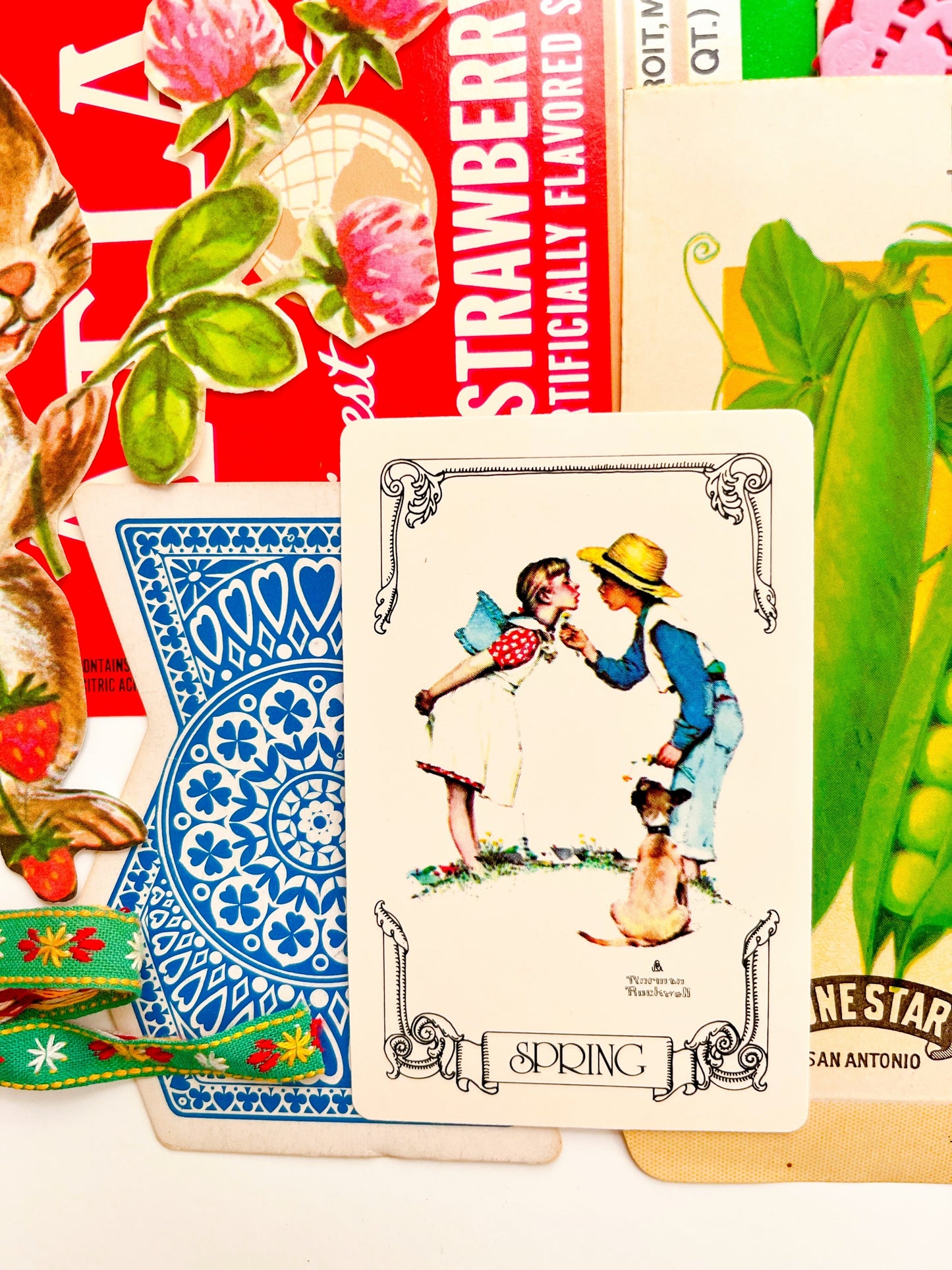 Springy Brights ephemera collection