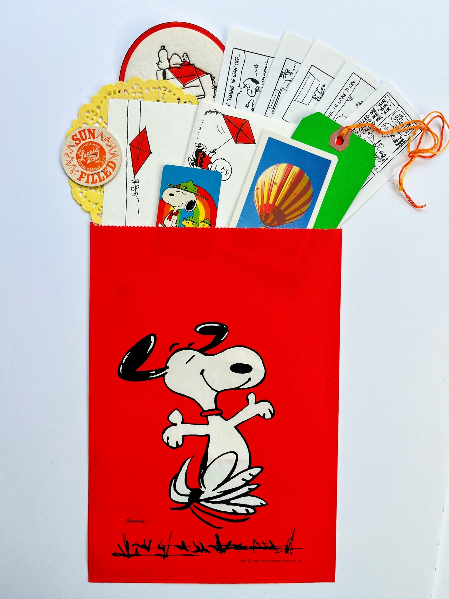 “Snoopy Sunshine” ephemera collection