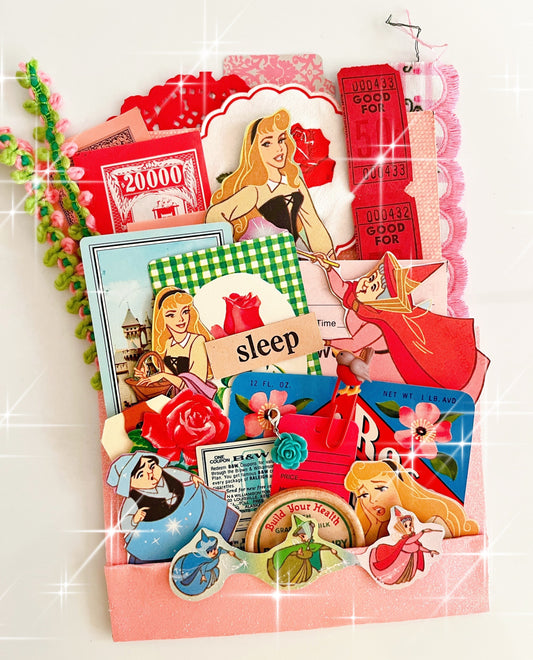 Briar Rose Disney Sleeping Beauty ephemera pocket