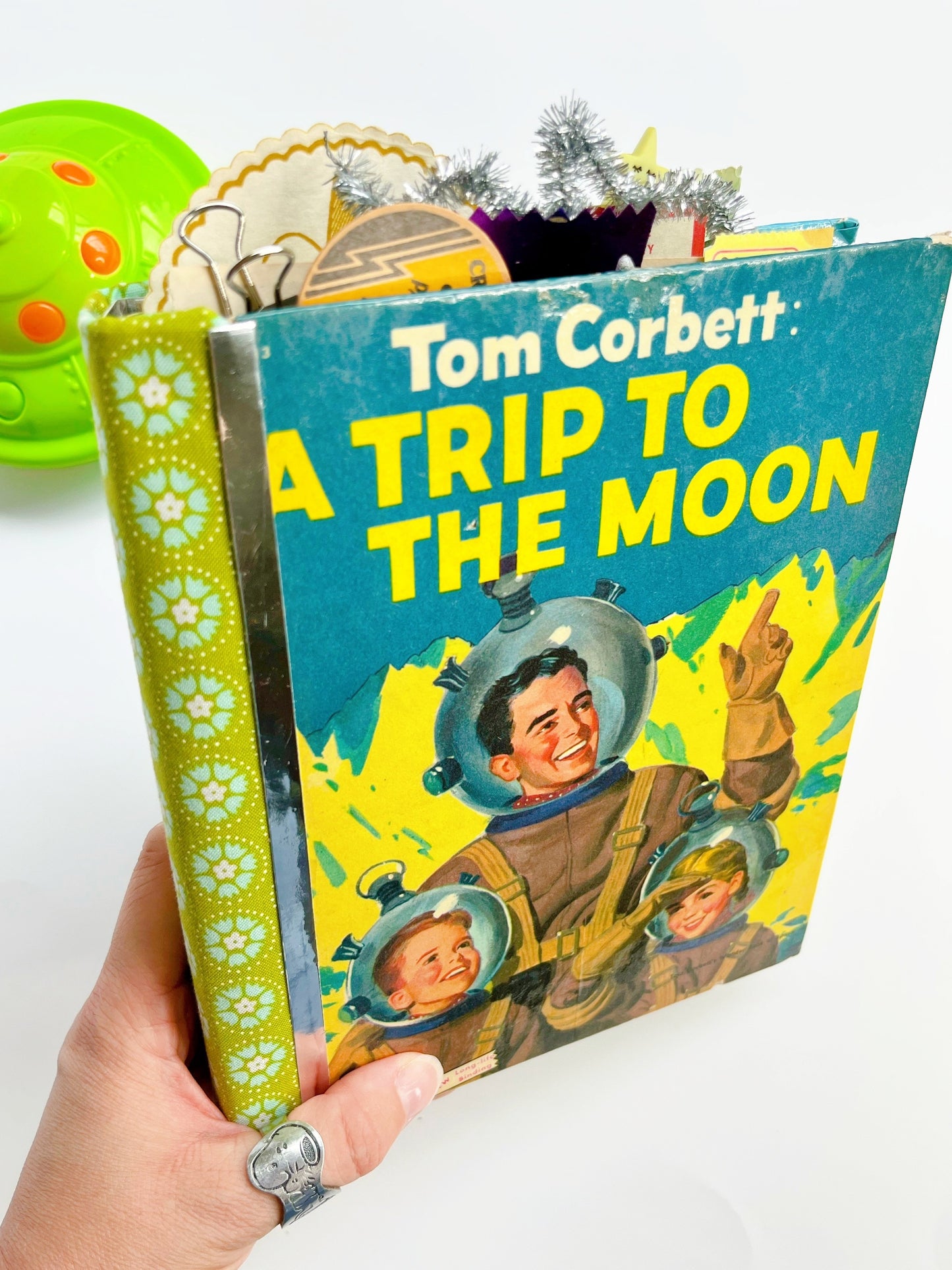 A Trip to the Moon vintage children’s book handmade journal