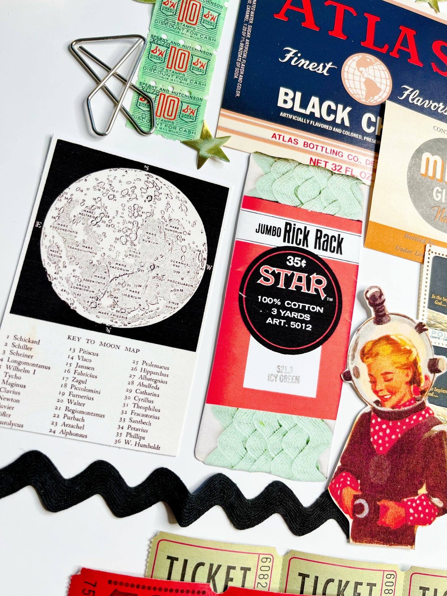 Little Astronaut ephemera kit