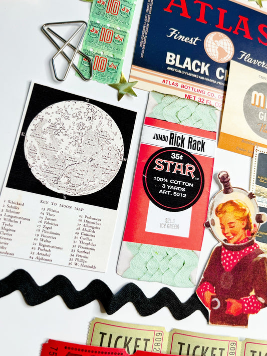 Little Astronaut ephemera kit