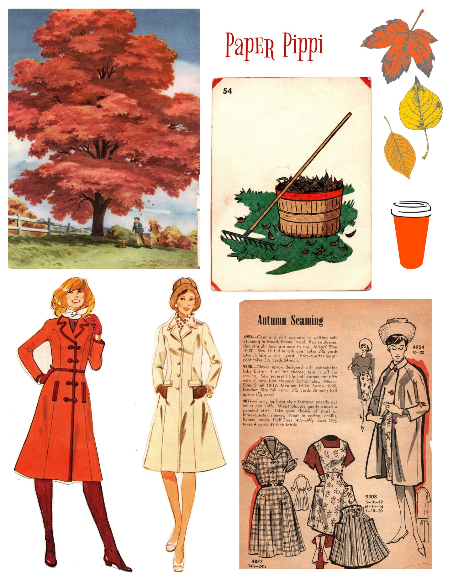 Vintage Fall Digitals