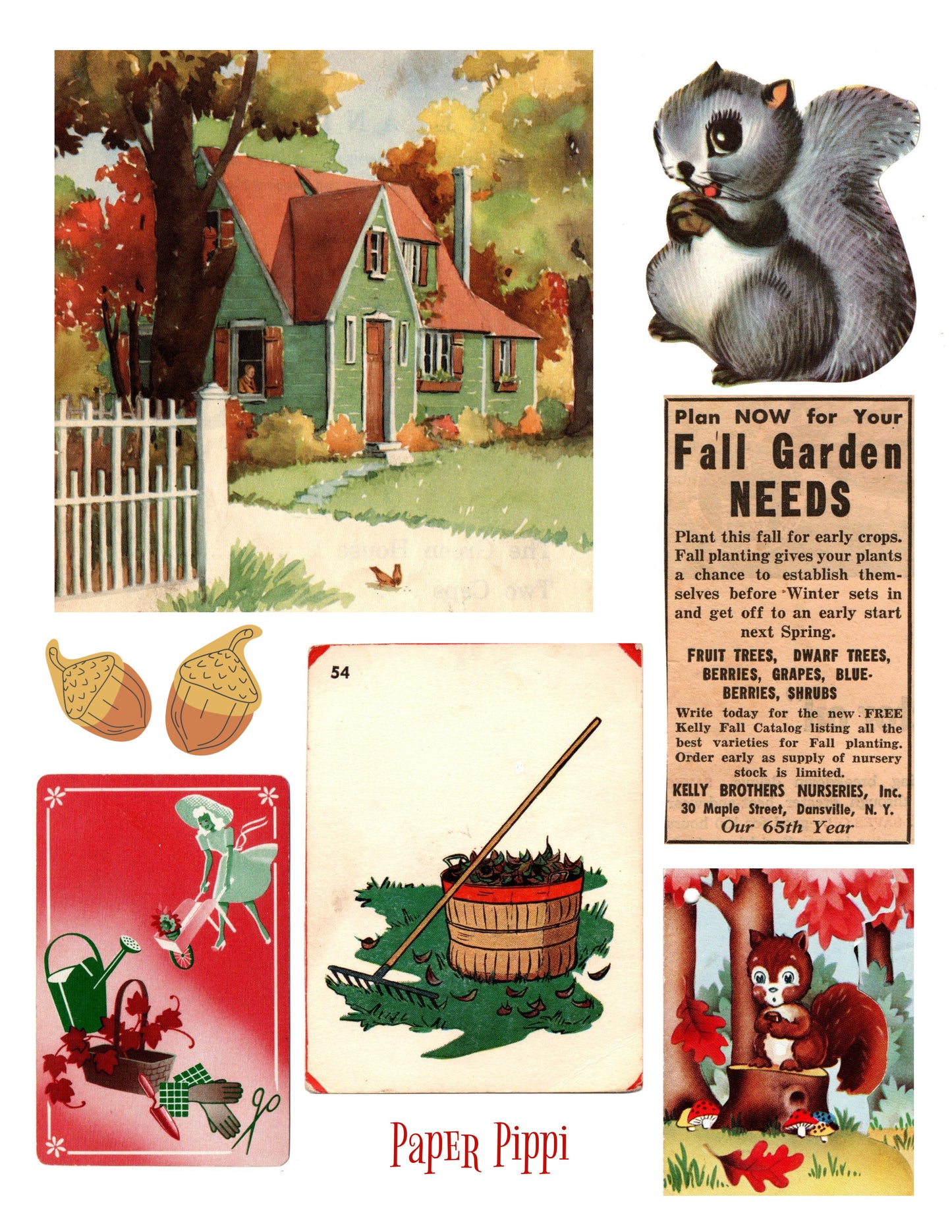 Vintage Fall Digitals