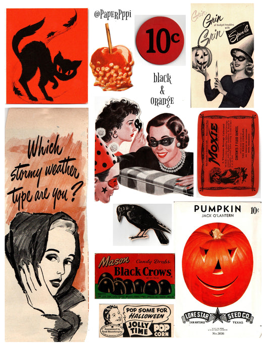 Orange & Black collection digital download