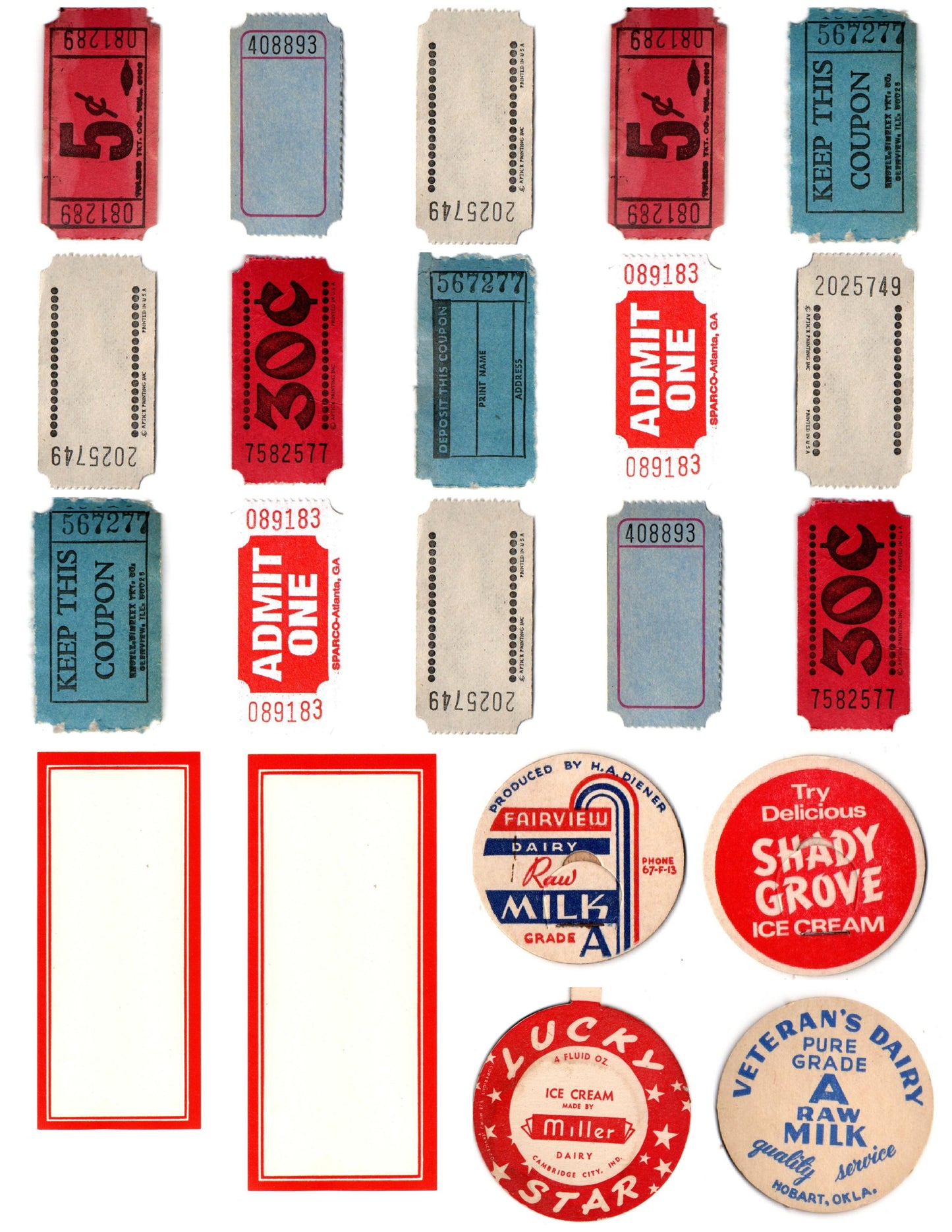 Patriotic Collection digital download printable (3 pages)