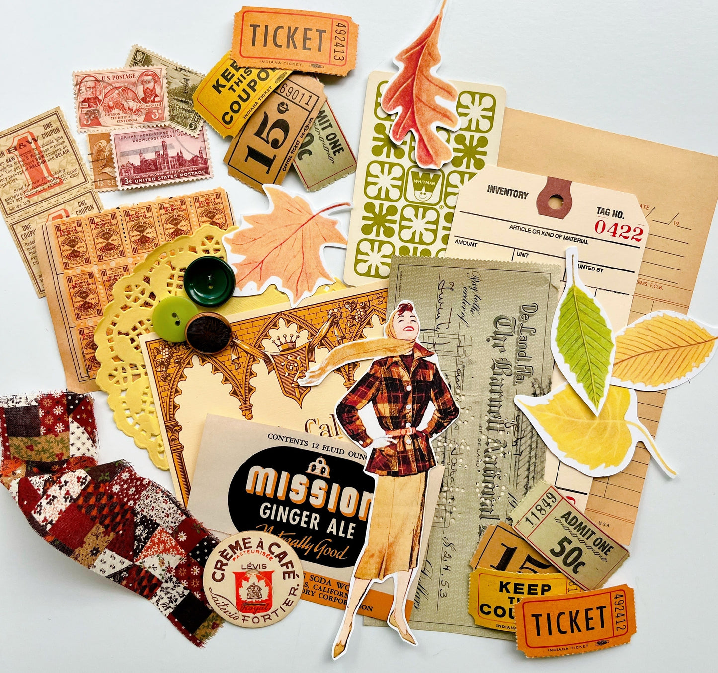 “Those Autumn Leaves” ephemera collection