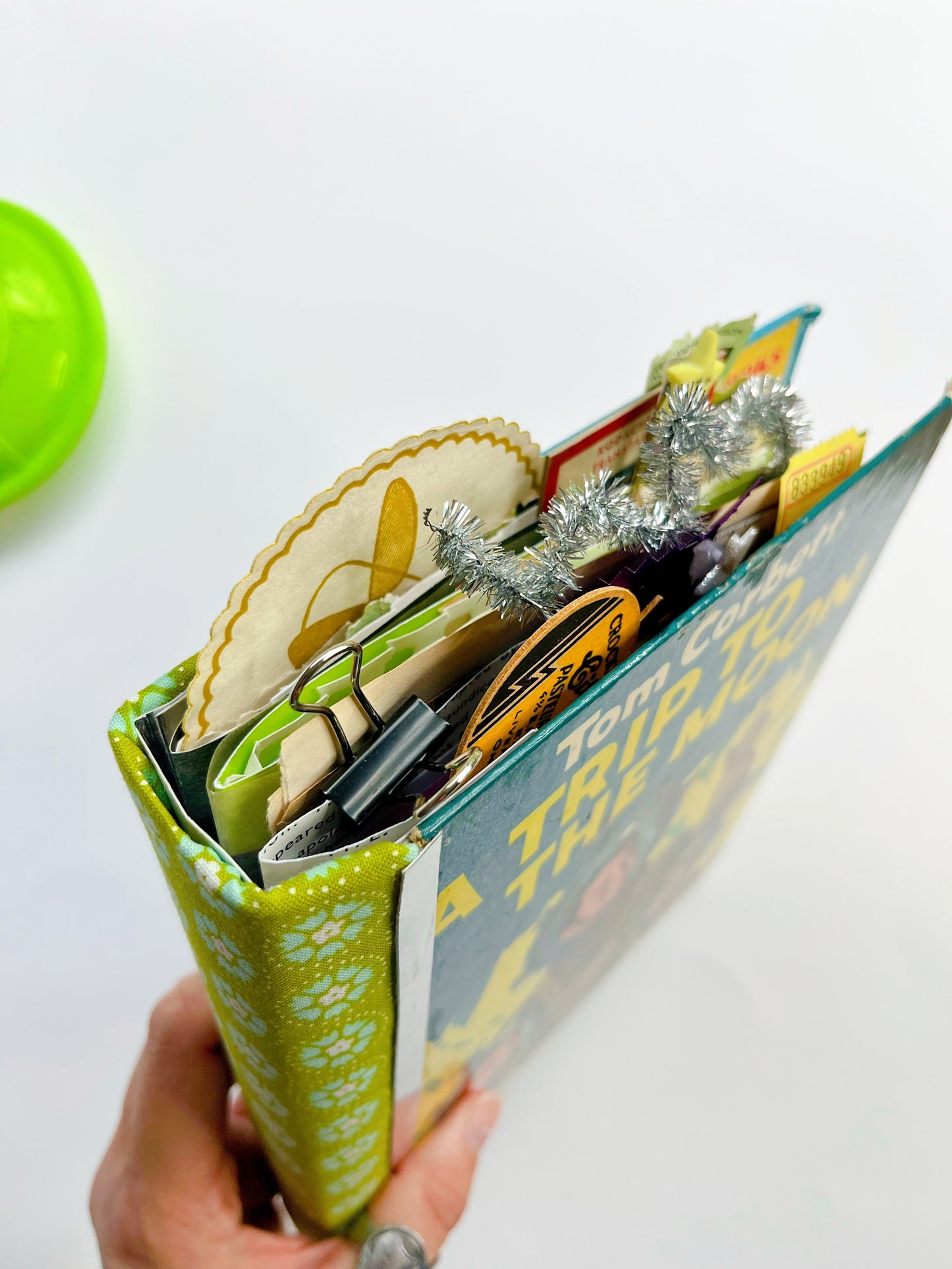 A Trip to the Moon vintage children’s book handmade journal