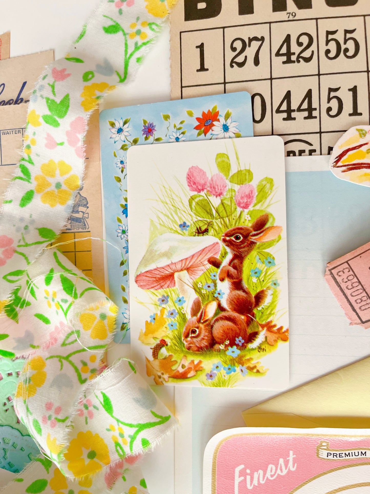 Spring Wishes ephemera collection