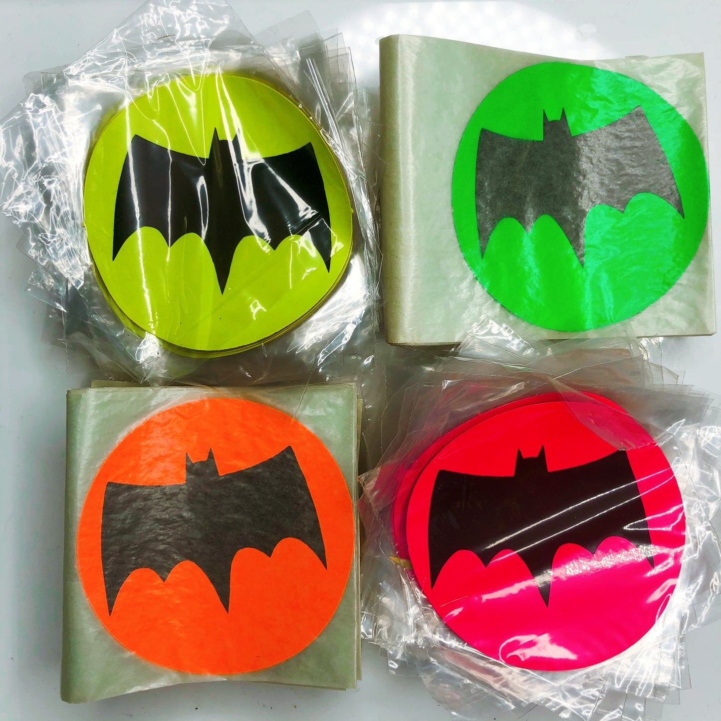 Vintage 1960’s Batman neon stickers