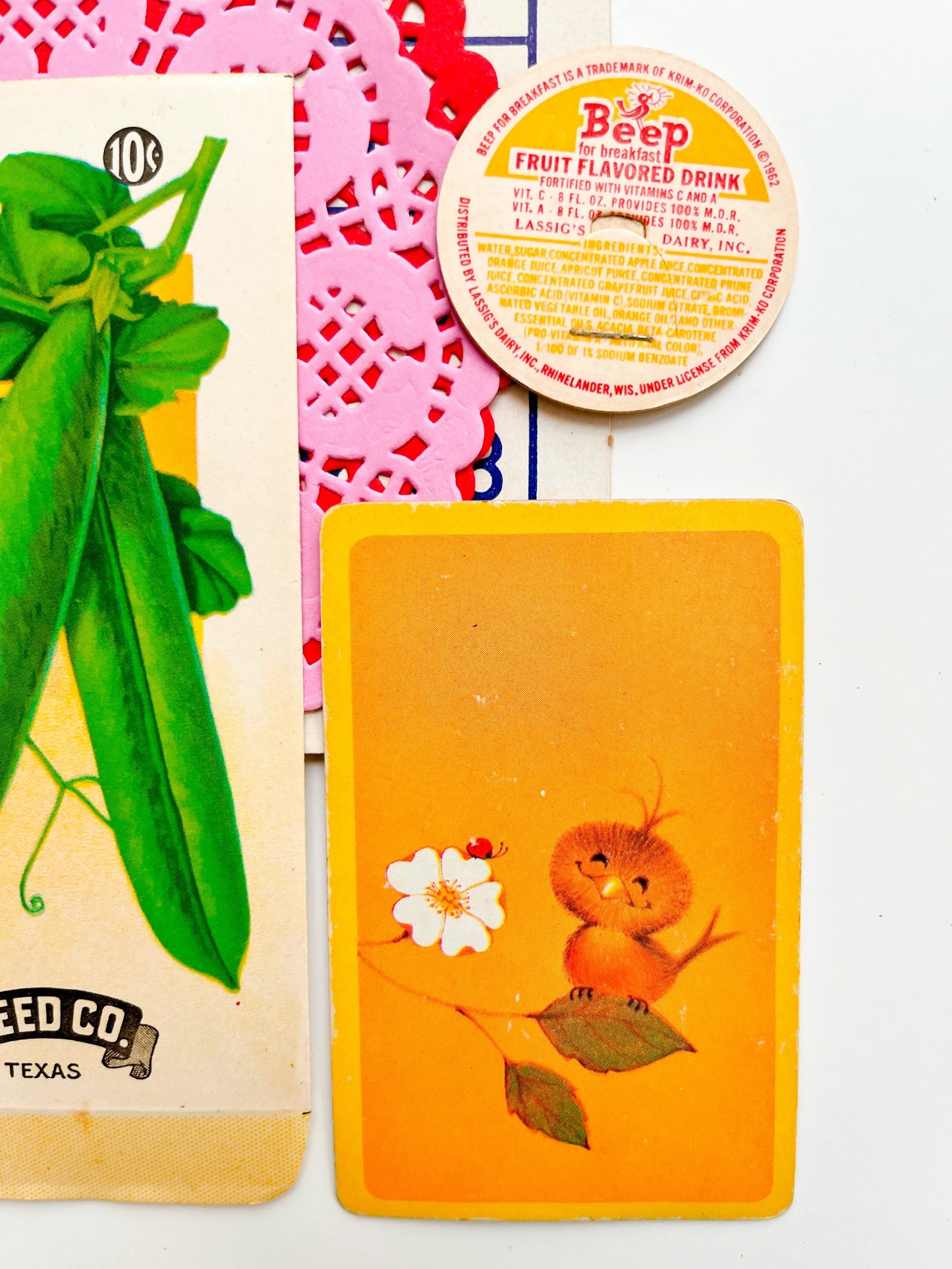 Springy Brights ephemera collection