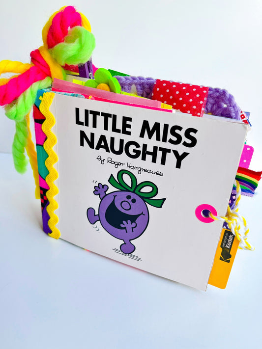 “Little Miss Naughty” handmade journal