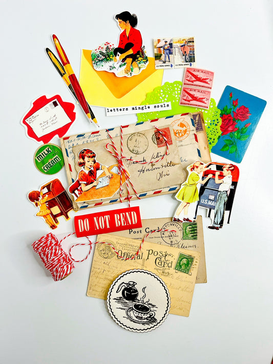 “Reviving Correspondence” vintage/antique ephemera collection