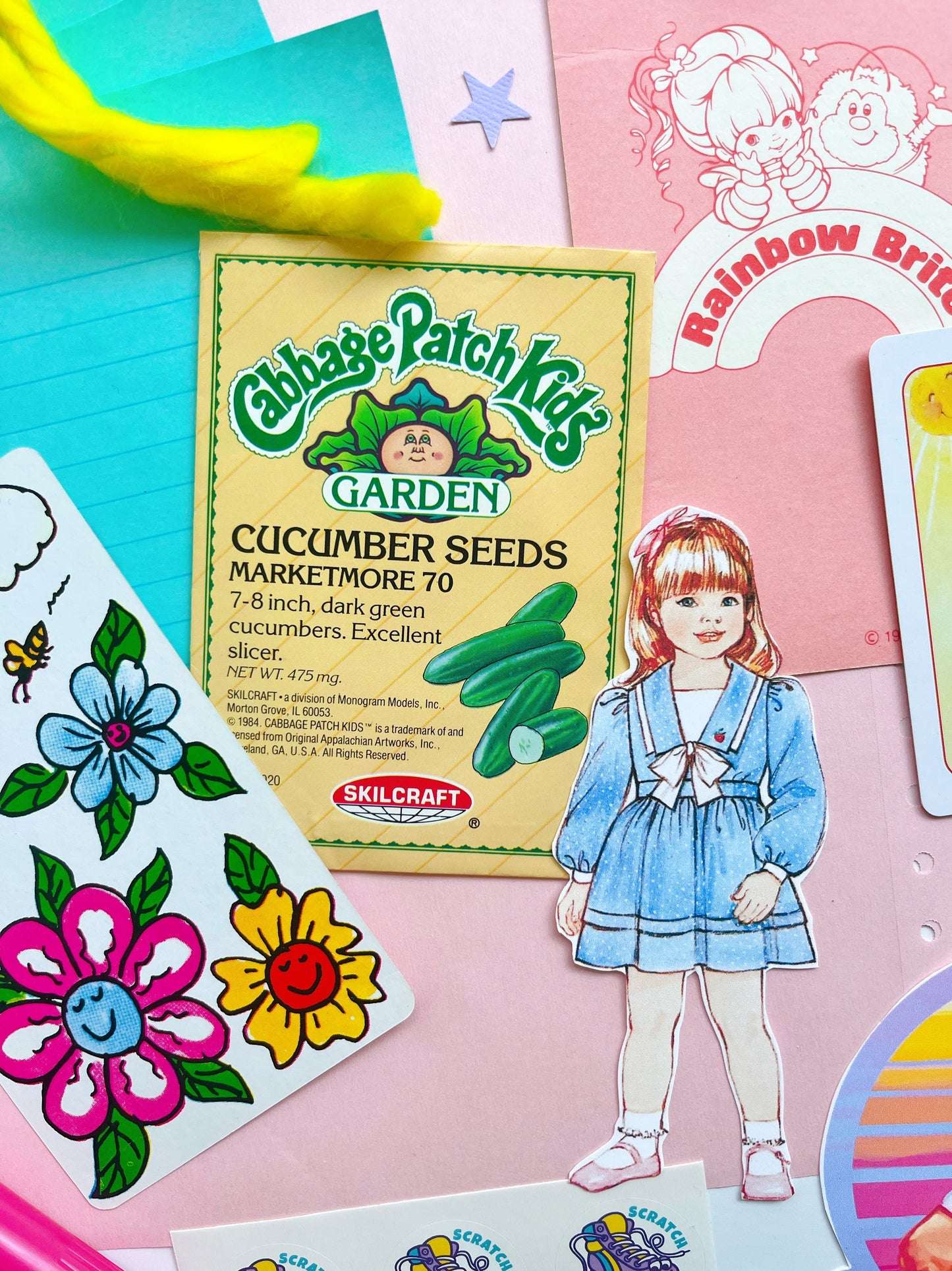 “80’s Sweetheart” ephemera collection