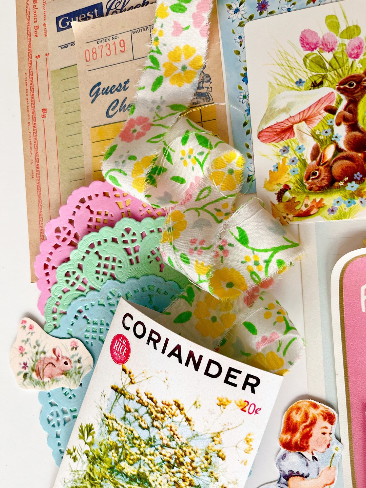 Spring Wishes ephemera collection