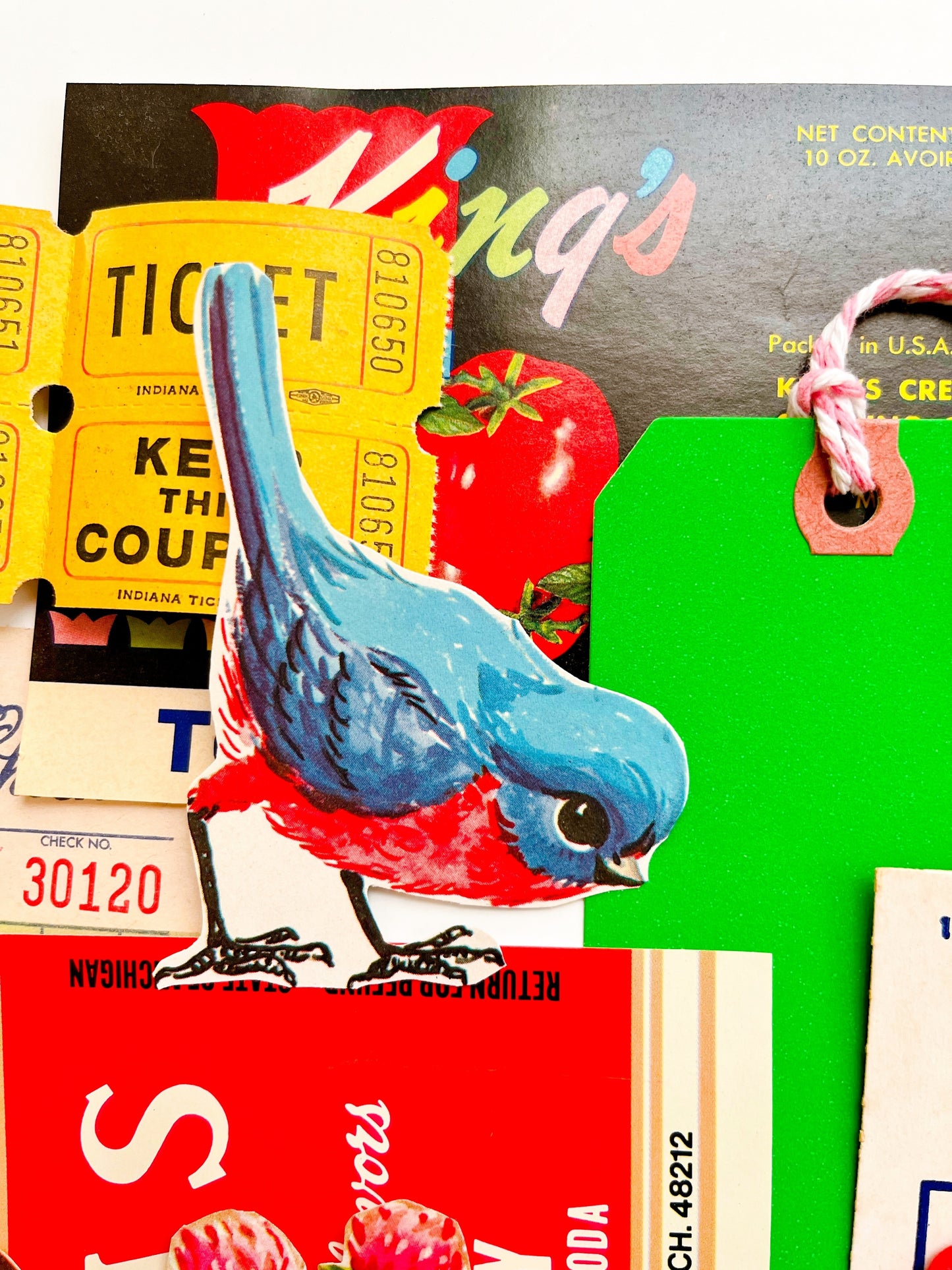 Springy Brights ephemera collection