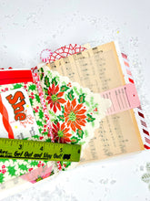 Load image into Gallery viewer, Candy Cane Cutie handmade journal
