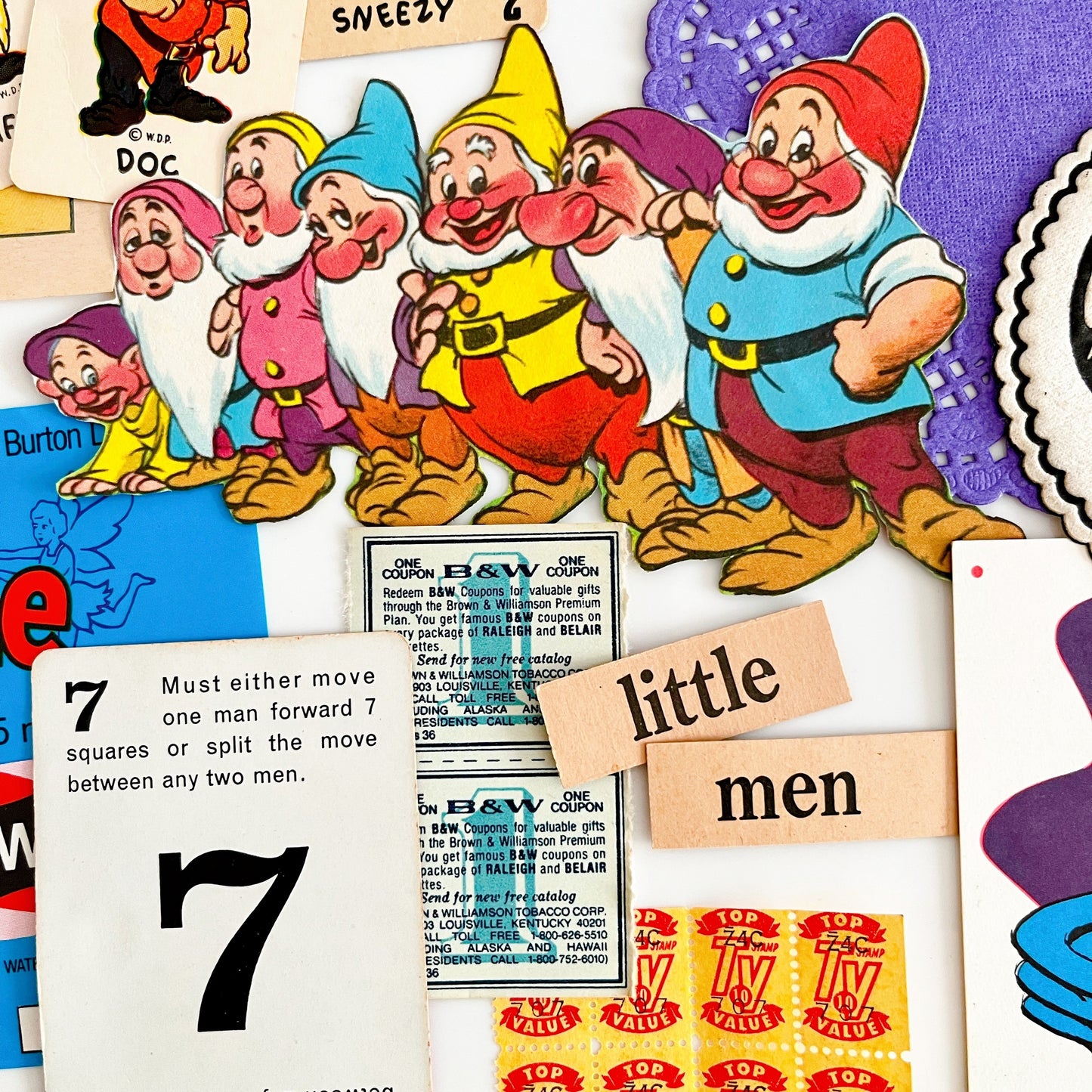 Disney Snow White & the Seven Dwarfs ephemera collection