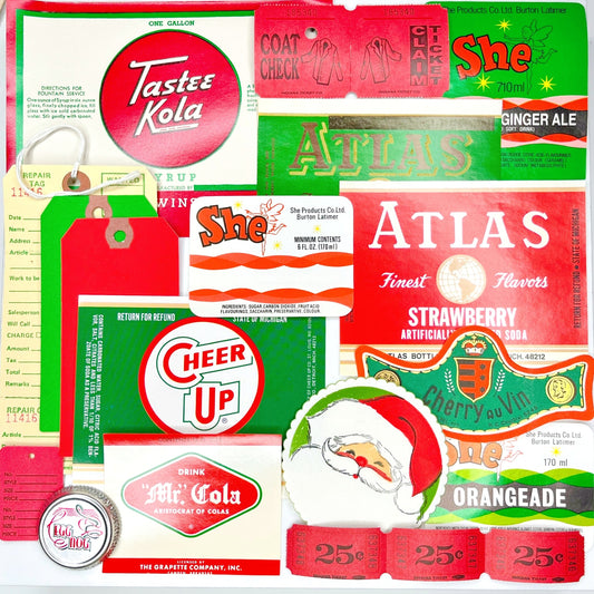 Red & Green ephemera essentials